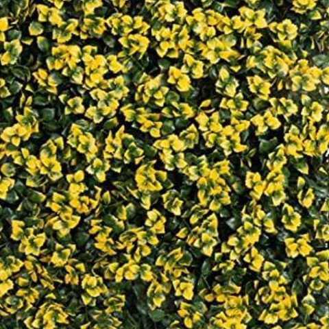 De Gardenia 50x50 cm Artificial Greenery Wall Panel – Lush Faux Vertical Garden Mat for Wall, Balcony & Home Décor