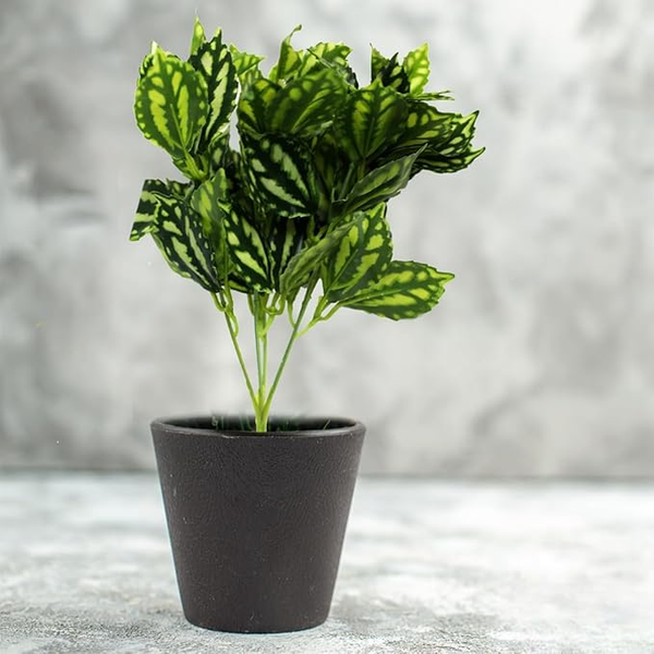 De Gardenia Artificial Tabletop Plants – Compact Faux Greenery for Home & Office | No Pot Included