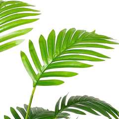 De Gardenia Artificial Areca Palm Plant – 75 cm Tall Faux Palm Tree with 18 Turtle Leaves | Without Pot | Indoor & Outdoor Décor for Home & Office