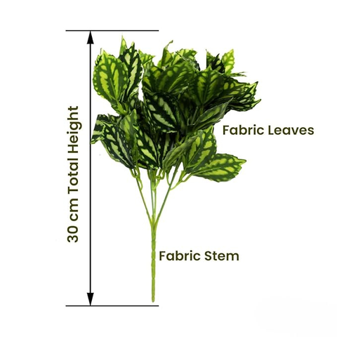 De Gardenia Artificial Tabletop Plants – Compact Faux Greenery for Home & Office | No Pot Included