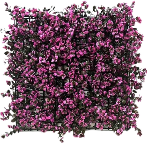 De Gardenia 50x50 cm Artificial Greenery Wall Panel – Lush Faux Vertical Garden Mat for Wall, Balcony & Home Décor