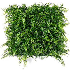 De Gardenia 50x50 cm Artificial Greenery Wall Panel – Lush Faux Vertical Garden Mat for Wall, Balcony & Home Décor