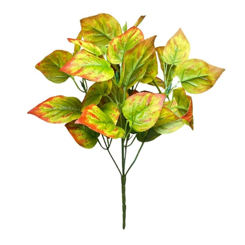 De Gardenia Artificial Money Plant | 18" Tall Realistic Faux Ornamental Tree | Indoor Decorative Green Plant for Home, Shop & Office (Pot Not Included)