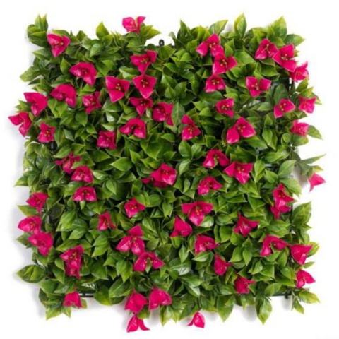 De Gardenia 50x50 cm Artificial Greenery Wall Panel – Lush Faux Vertical Garden Mat for Wall, Balcony & Home Décor