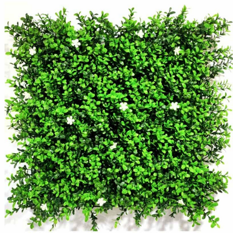 De Gardenia 50x50 cm Artificial Greenery Wall Panel – Lush Faux Vertical Garden Mat for Wall, Balcony & Home Décor