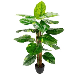 De Gardenia 85CM Artificial Pothos with Moss Stick (Without Pot) – Lifelike Climbing Plant for Home & Office Décor