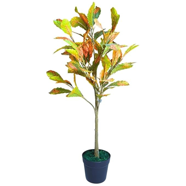 De Gardenia Decorative Artificial Fiddle Leaf Fig Plant – 90 cm Tall Faux Green Plant Without Pot | Realistic Indoor & Outdoor Home & Office Décor