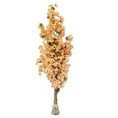 De Gardenia Artificial Bougainvillea Tree – 5.7 Feet Tall | Faux Flowering Tree with Pink Blooms for Home, Balcony & Office Décor | Indoor Outdoor UV Resistant Decorative Plant Without Pot