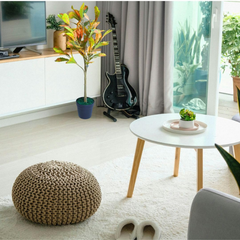 De Gardenia Decorative Artificial Fiddle Leaf Fig Plant – 90 cm Tall Faux Green Plant Without Pot | Realistic Indoor & Outdoor Home & Office Décor