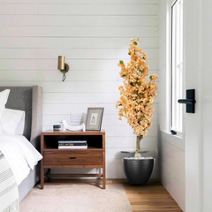 De Gardenia Artificial Bougainvillea Tree – 5.7 Feet Tall | Faux Flowering Tree with Pink Blooms for Home, Balcony & Office Décor | Indoor Outdoor UV Resistant Decorative Plant Without Pot