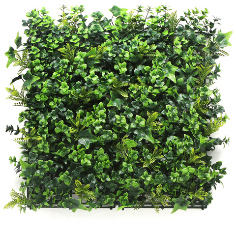 De Gardenia 50x50 cm Artificial Greenery Wall Panel – Lush Faux Vertical Garden Mat for Wall, Balcony & Home Décor
