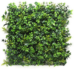 De Gardenia 50x50 cm Artificial Greenery Wall Panel – Lush Faux Vertical Garden Mat for Wall, Balcony & Home Décor