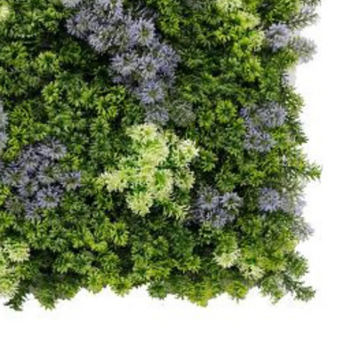 De Gardenia 50x50 cm Artificial Greenery Wall Panel – Lush Faux Vertical Garden Mat for Wall, Balcony & Home Décor