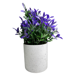 De Gardenia Artificial Rubber Plant – Small Faux Potted Plant for Tabletop, Home, Bathroom & Office Décor | Indoor Decorative Greenery