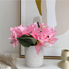 De Gardenia Artificial Rubber Plant – Small Faux Potted Plant for Tabletop, Home, Bathroom & Office Décor | Indoor Decorative Greenery