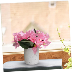 De Gardenia Artificial Rubber Plant – Small Faux Potted Plant for Tabletop, Home, Bathroom & Office Décor | Indoor Decorative Greenery