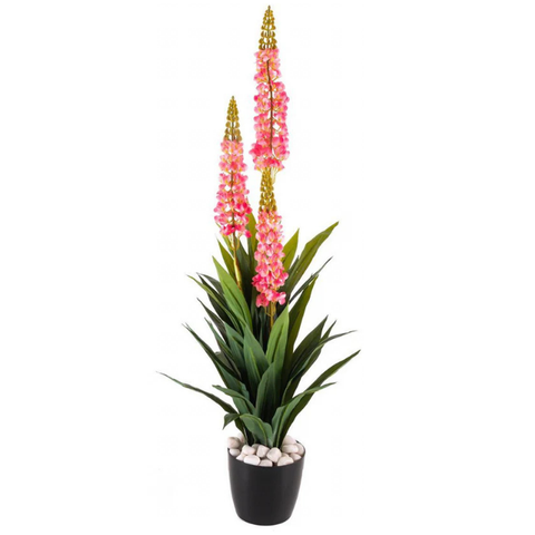 De Gardenia Sword Lily X3 – 130 cm Tall Artificial Plant | Lifelike Faux Indoor & Outdoor Décor Without Pot