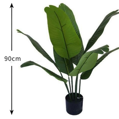 De Gardenia 90CM Artificial Traveller Palm (Without Pot) – Exotic Tropical Plant for Home & Office Décor