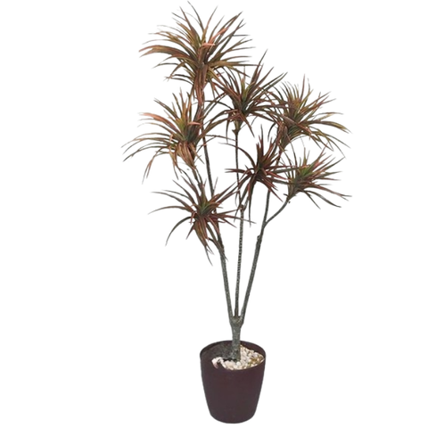 De Gardenia Yucca X7 Purple – 150 cm Tall Artificial Plant | Lifelike Faux Indoor & Outdoor Décor