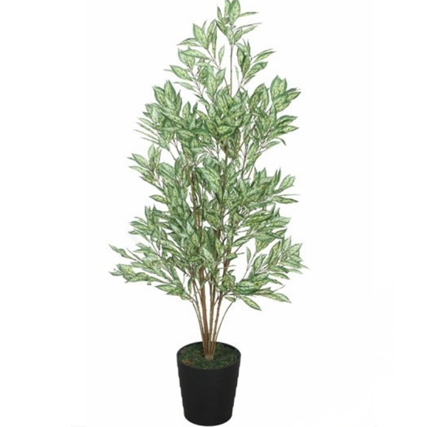 De Gardenia Calathea G/W – 150 cm Tall Artificial Plant | Lifelike Faux Indoor & Outdoor Décor Without Pot