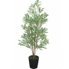 De Gardenia Calathea G/W – 150 cm Tall Artificial Plant | Lifelike Faux Indoor & Outdoor Décor Without Pot