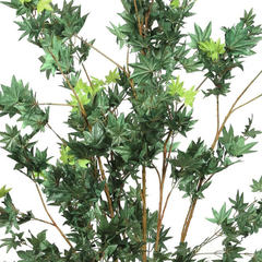 De Gardenia Artificial Japanese Maple Plant – 150 cm Tall Faux Tree with 760 Leaves & 10 Branches | Realistic Indoor Decorative Plant for Home & Office | Pot Not Included