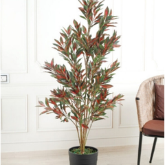De Gardenia Dracaena Red – 150 cm Tall Artificial Plant | Lifelike Faux Indoor & Outdoor Décor Without Pot