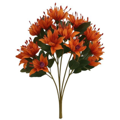 De Gardenia Artificial Lily Flowers – 40 cm Faux Floral Bunch for Tabletop, Home & Office Décor | Gifting & DIY Decoration | Pot Not Included