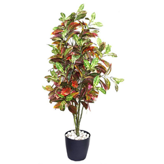 De Gardenia Croton – 150 cm Tall Artificial Plant | Lifelike Faux Indoor & Outdoor Décor Without Pot