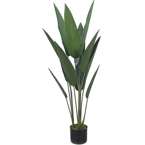 De Gardenia 180cm Artificial Bird of Paradise Plant with Pot – Tall Faux Tropical Indoor Tree for Home, Office & Hotel Décor