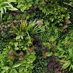 De Gardenia 100x100cm Artificial Greenery Wall Panel – Lush Faux Vertical Garden Mat for Wall, Balcony, Fence & Home Décor