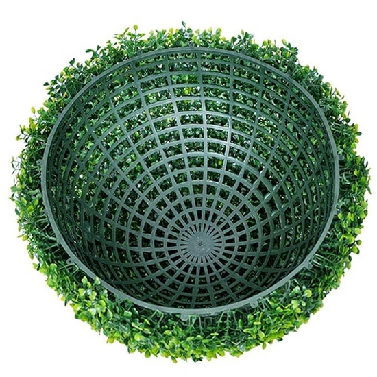 De Gardenia Artificial Grass Hanging Topiary Ball – 38×38 CM | UV Resistant Decorative Green Ball for Garden, Patio & Indoor Décor