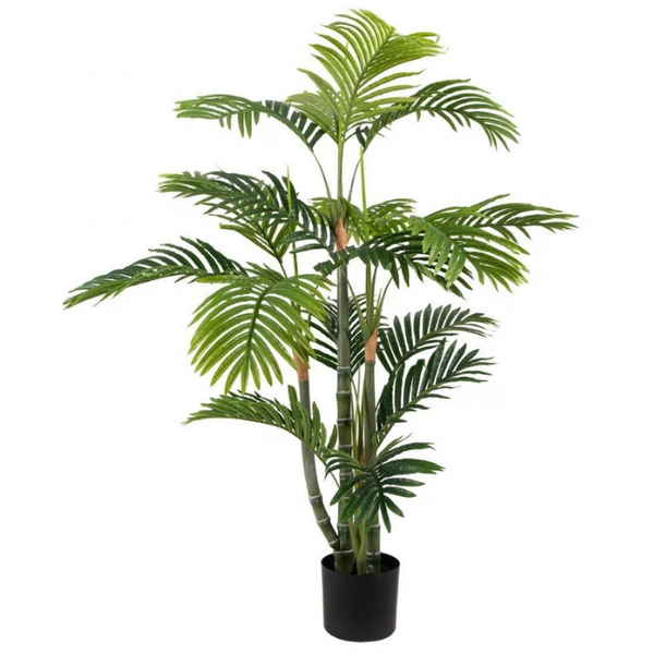 De Gardenia Bamboo Areca – 120 cm Tall Artificial Plant | Lifelike Faux Indoor & Outdoor Décor