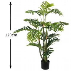 De Gardenia Bamboo Areca – 120 cm Tall Artificial Plant | Lifelike Faux Indoor & Outdoor Décor