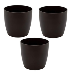 De Gardenia Plastic Flower Pots – 4.4 Inch Modern Decorative Planters for Indoor & Outdoor Use | Lightweight & Durable | Plants Not Included