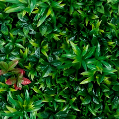 De Gardenia 100x100cm Artificial Greenery Wall Panel – Lush Faux Vertical Garden Mat for Wall, Balcony, Fence & Home Décor