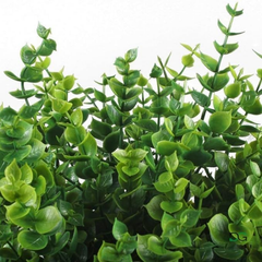 De Gardenia Artificial Plants – Pack of 2 Faux Shrubs with Plastic Leaves for Indoor & Outdoor Decoration | Greenery Bushes for Home, Garden & Wedding Décor