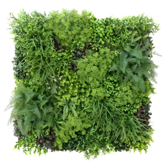 De Gardenia 100x100cm Artificial Greenery Wall Panel – Lush Faux Vertical Garden Mat for Wall, Balcony, Fence & Indoor-Outdoor Décor