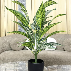 De Gardenia Aglonema X18 – 65 cm Tall Artificial Plant | Lifelike Faux Indoor & Outdoor Décor