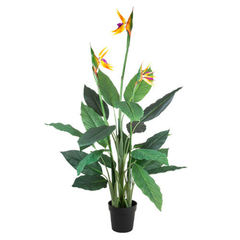 De Gardenia 150cm Artificial Bird of Paradise Plant – 5ft Tall Faux Indoor Plant Without Pot for Home, Office & Event Décor
