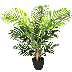 De Gardenia 110cm Artificial Traveller Palm – Faux Indoor Plant Without Pot for Home, Office & Event Décor