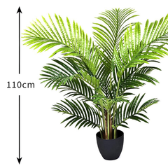De Gardenia 110cm Artificial Traveller Palm – Faux Indoor Plant Without Pot for Home, Office & Event Décor