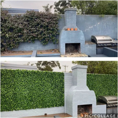 De Gardenia 50x50 cm Artificial Greenery Wall Panel – Lush Faux Vertical Garden Mat for Wall, Balcony & Home Décor