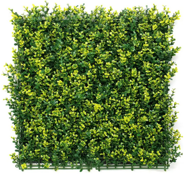 De Gardenia 50x50 cm Artificial Greenery Wall Panel – Lush Faux Vertical Garden Mat for Wall, Balcony & Home Décor