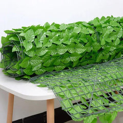 De Gardenia Artificial Ivy Leaf Mat – 1m x 3m Faux Green Privacy Fence Panel for Wall, Balcony, Vertical Garden & Backdrop Decoration