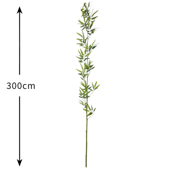 De Gardenia Big Semi Natural Bamboo Stick – 300 cm Tall | Lifelike Faux Indoor & Outdoor Décor