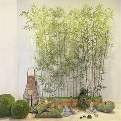 De Gardenia HM Semi Natural Bamboo – 300 cm Tall Artificial Plant | Lifelike Faux Indoor & Outdoor Décor Without Pot