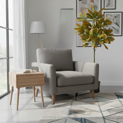 De Gardenia Rubber Leaves Mix – 95 cm Tall Artificial Plant | Lifelike Faux Indoor & Outdoor Décor Without Pot