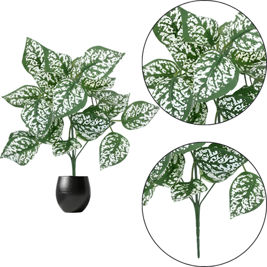 De Gardenia Multi-Color Leaves Shrubs – Lifelike Artificial Foliage for Home, Office & Event Décor