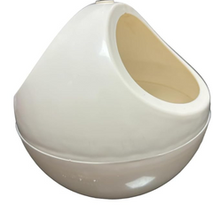 De Gardenia Round Hanging Planters with Metal Chain | White Crystal Plastic Flower Pots for Home, Garden & Balcony | Stylish Indoor & Outdoor Hanging Baskets – Pack of 4, 5 & 6